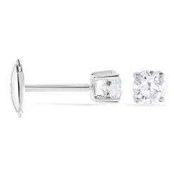 Histoire d'Or Boucles D'oreilles Puces Victoria Platine Blanc Diamant Online