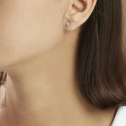 Histoire d'Or Boucles D'oreilles Puces Victoria Platine Blanc Diamant Online