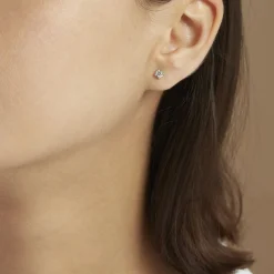 Histoire d'Or Boucles D'oreilles Puces Victoria Platine Blanc Diamant Online