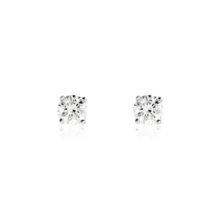 Histoire d'Or Boucles D'oreilles Puces Victoria Platine Blanc Diamant Online