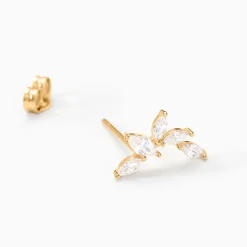 Histoire d'Or Boucles D'oreilles Puces Youssa Or Jaune Oxyde De Zirconium Sale