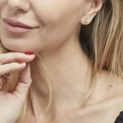 Histoire d'Or Boucles D'oreilles Puces Yléna Plaqué Or Jaune Oxyde De Zirconium Online