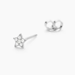 Histoire d'Or Boucles D'oreilles Puces Ziya Argent Blanc Oxyde De Zirconium Discount