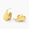 Histoire d'Or Boucles D'oreilles Siofra Acier Jaune Clearance