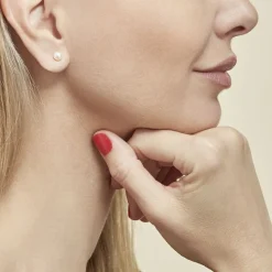 Histoire d'Or Boucles D'oreilles Suki Or Jaune Perle De Culture Sale