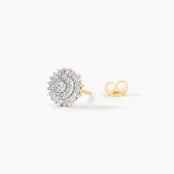 Histoire d'Or Boucles D'oreilles Veronick Or Jaune Diamant Hot