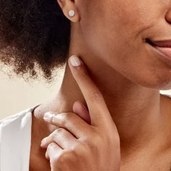 Histoire d'Or Boucles D'oreilles Veronick Or Jaune Diamant Hot