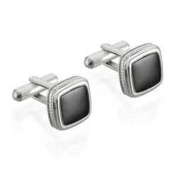 Histoire d'Or Boutons De Manchette Acier Bicolore Leucetios Hot