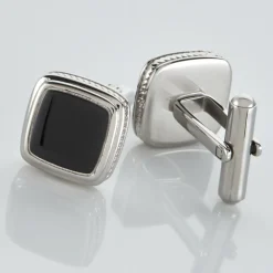 Histoire d'Or Boutons De Manchette Acier Bicolore Leucetios Hot