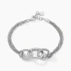 Histoire d'Or Bracelet Abassia Argent Blanc New