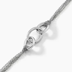 Histoire d'Or Bracelet Abassia Argent Blanc New