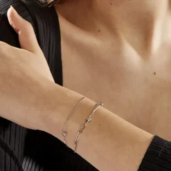 Histoire d'Or Bracelet Abbie Argent Blanc Outlet