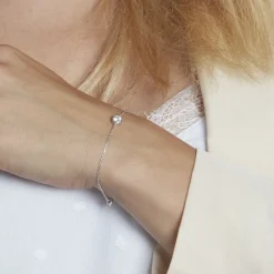 Histoire d'Or Bracelet Abha Argent Blanc Oxyde De Zirconium Outlet