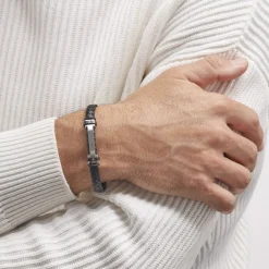 Histoire d'Or Bracelet Acier Blanc Ludovic Oxyde De Zirconium Hot