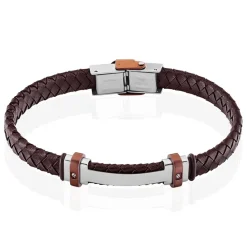 Histoire d'Or Bracelet Acier Blanc Ludovic Oxyde De Zirconium Outlet