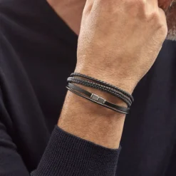 Histoire d'Or Bracelet Acier Blanc Romain Hot