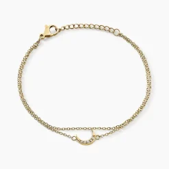 Histoire d'Or Bracelet Acier Doré Oxyde De Zirconium Online