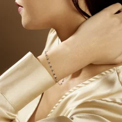Histoire d'Or Bracelet Adelaide Argent Blanc Hot