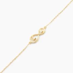 Histoire d'Or Bracelet Ademar Or Jaune Oxyde De Zirconium New