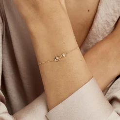 Histoire d'Or Bracelet Ademar Or Jaune Oxyde De Zirconium New