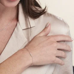 Histoire d'Or Bracelet Adriaan Argent Blanc Oxyde De Zirconium Clearance