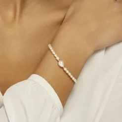 Histoire d'Or Bracelet Akil Or Jaune Perle De Culture Best