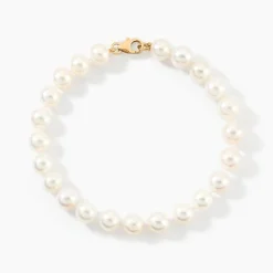 Histoire d'Or Bracelet Akoya Or Jaune Perle De Culture D'akoya Hot