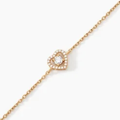 Histoire d'Or Bracelet Alais Plaqué Or Oxyde De Zirconium plaqué or jaune oxyde Sale