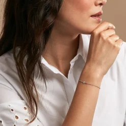 Histoire d'Or Bracelet Alcyone Argent Blanc New