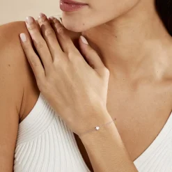 Histoire d'Or Bracelet Alda Argent Blanc Oxyde De Zirconium Clearance