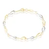 Histoire d'Or Bracelet Alejo Maille Fantaisie Or Bicolore New