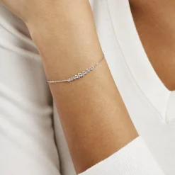 Histoire d'Or Bracelet Aliah Argent Blanc Oxyde De Zirconium Clearance