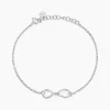 Histoire d'Or Bracelet Alissone Argent Blanc Clearance