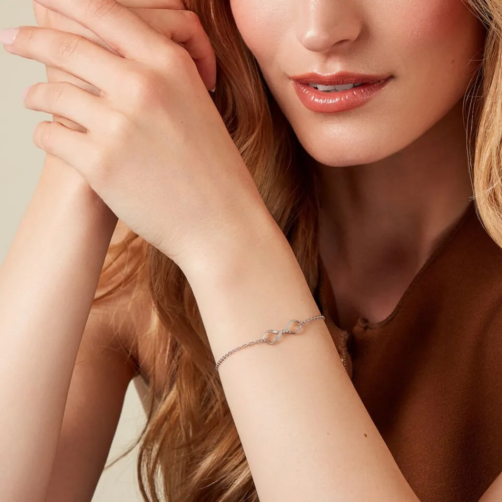 Histoire d'Or Bracelet Alissone Argent Blanc Clearance