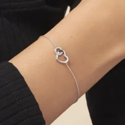 Histoire d'Or Bracelet Alysa Or Blanc Diamant Online