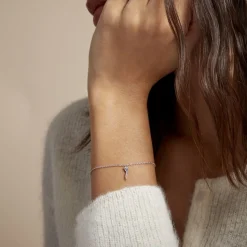 Histoire d'Or Bracelet Amalthee Argent Blanc Oxyde De Zirconium