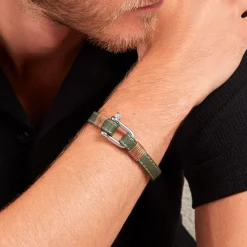 Histoire d'Or Bracelet Amarelo Acier Blanc New