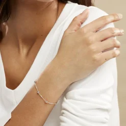 Histoire d'Or Bracelet Amarylis Argent Blanc Best