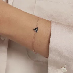 Histoire d'Or Bracelet Amellia Argent Rose Oxyde De Zirconium Outlet