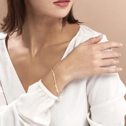 Histoire d'Or Bracelet Anaiz argent bicolore Sale