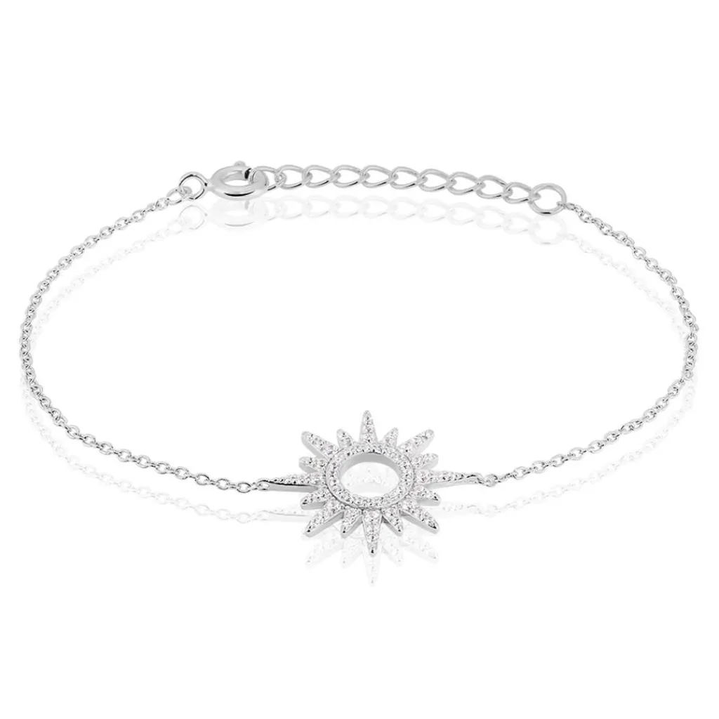 LAETIZIA Bracelet Anaiz Argent Blanc Oxyde De Zirconium Clearance