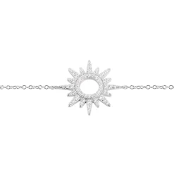 LAETIZIA Bracelet Anaiz Argent Blanc Oxyde De Zirconium Clearance