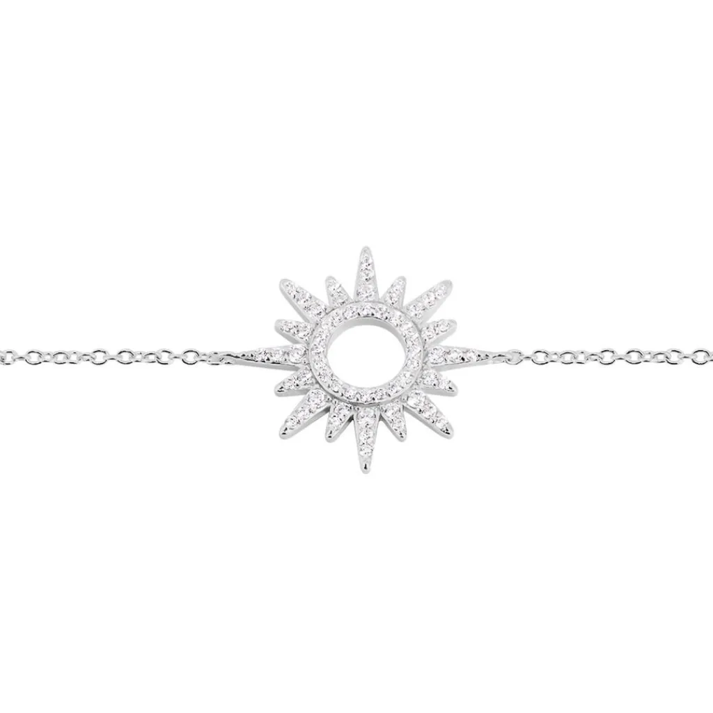LAETIZIA Bracelet Anaiz Argent Blanc Oxyde De Zirconium Clearance