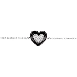 Histoire d'Or Bracelet Ana-paula Argent Blanc Céramique Et Oxyde De Zirconium Online