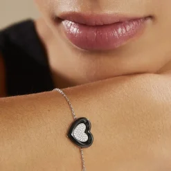 Histoire d'Or Bracelet Ana-paula Argent Blanc Céramique Et Oxyde De Zirconium Online