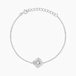 Histoire d'Or Bracelet Anasthase Argent Blanc Oxyde De Zirconium Sale