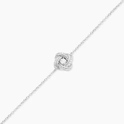 Histoire d'Or Bracelet Anasthase Argent Blanc Oxyde De Zirconium Sale