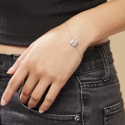 Histoire d'Or Bracelet Anasthase Argent Blanc Oxyde De Zirconium Sale