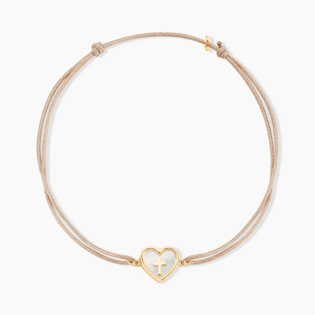 Histoire d'Or Bracelet Angel Or Jaune Nacre Discount