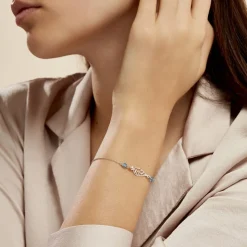 Histoire d'Or Bracelet Angelika Argent Blanc Pierre De Synthese Online